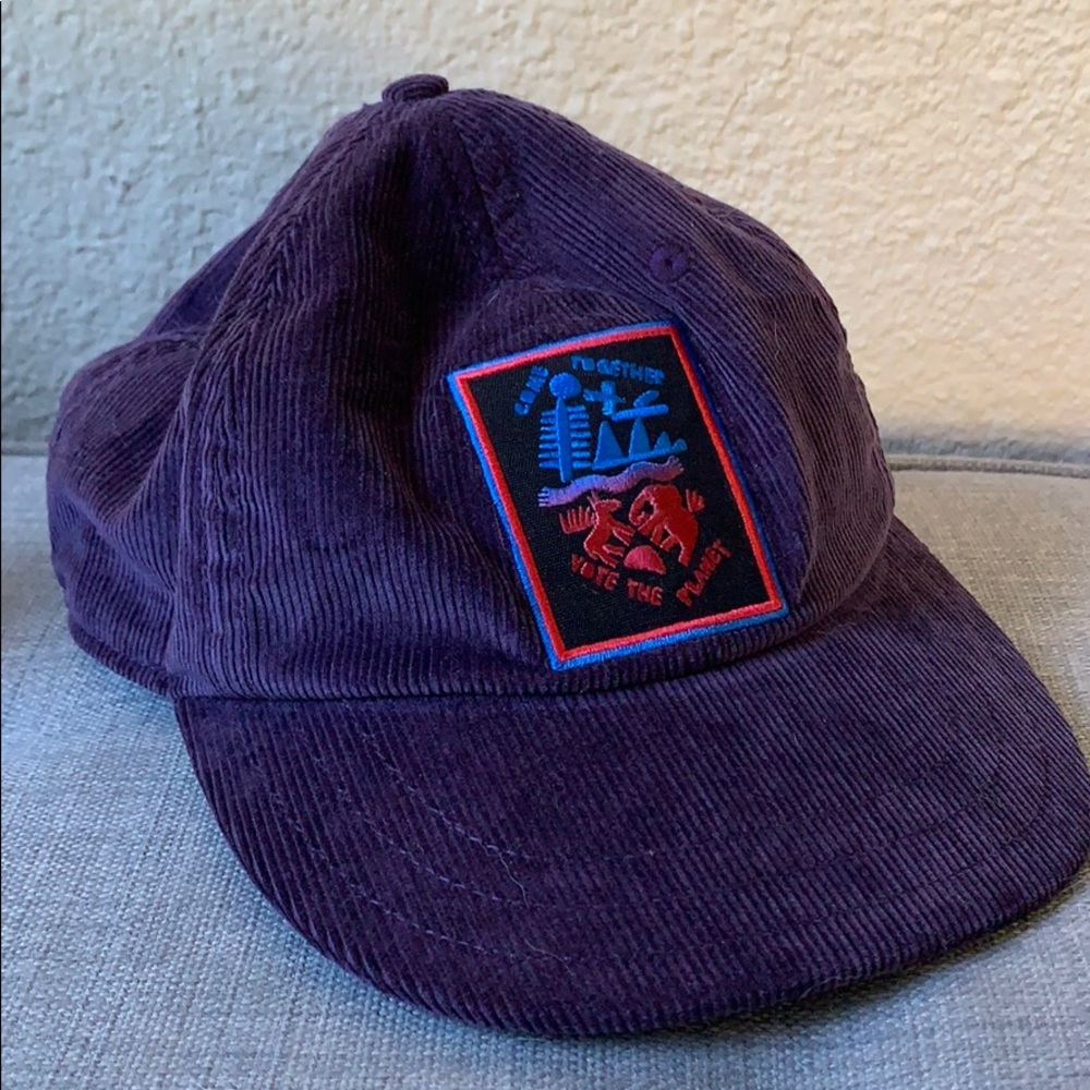 Purple courderoy Patty hat